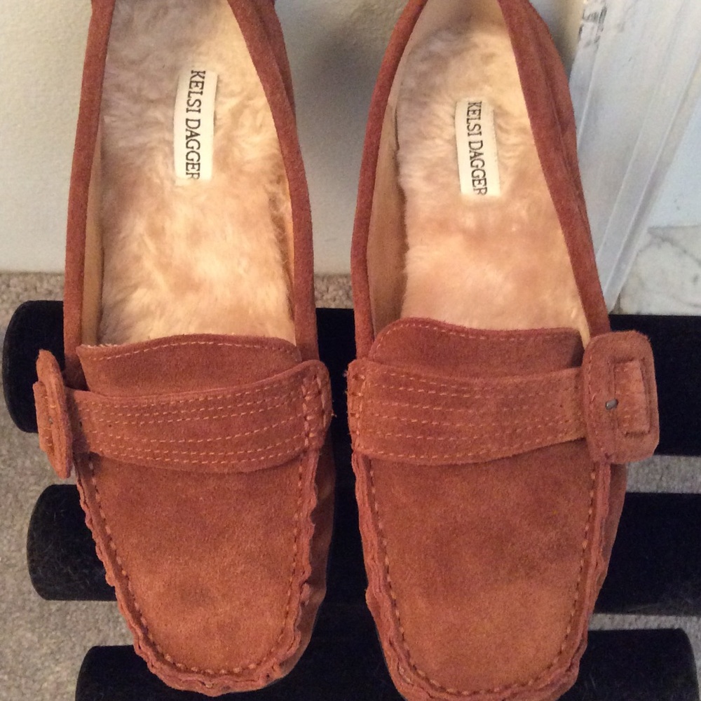 NWOT Kelsi Dagger suede shoes - Picture 1 of 4